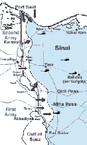 1973 Israel Yom Kippur War Map